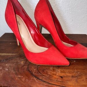 Aldo Vibrant Red High Heels